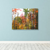 Toile Automne dans la forêt Colorée Photographie d'autom (Insitu (Plancher de Bois))