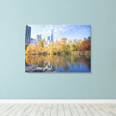 Toile Automne Dans Le Beau Central Park Lake New York Ci (Insitu (Plancher de Bois))