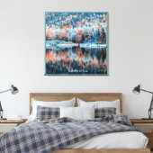 Toile Automne en bleu (Insitu(Chambre))