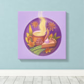 Toile automne encore vie Canvas Imprimer (Insitu (Plancher de Bois))