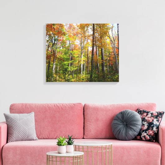 Toile Automne Forêt I Automne Paysage Photographie (Insitu(Salon))