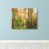 Toile Automne Forêt I Automne Paysage Photographie (Insitu (Plancher de Bois))