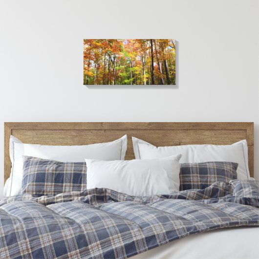 Toile Automne Forêt II Automne Paysage Photographie (Insitu(Chambre))