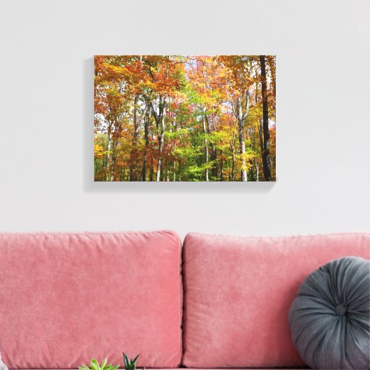 Toile Automne Forêt II Automne Paysage Photographie (Insitu(Salon))