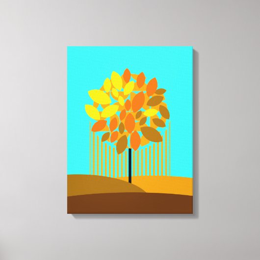 Toile Automne - Les Quatre Saisons (Recto)