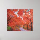 Toile Automne Maple Daejeon Corée (Recto)