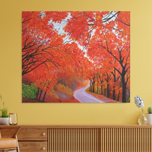 Toile Automne Maple Daejeon Corée (Insitu(Salon))