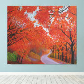 Toile Automne Maple Daejeon Corée (Insitu (Plancher de Bois))