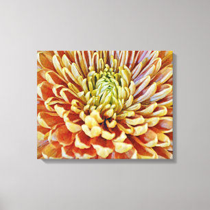 Toile Automne Mum Fleur Canvas Imprimer