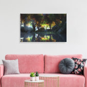 Toile Automne (Nuit) (Insitu(Salon))