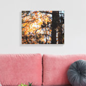 Toile Automne parmi les pins (Insitu(Salon))