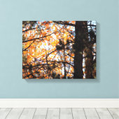 Toile Automne parmi les pins (Insitu (Plancher de Bois))