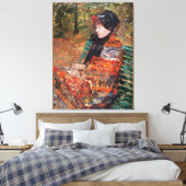 Toile Automne, Portrait de Lydia Cassatt, (Insitu(Chambre))