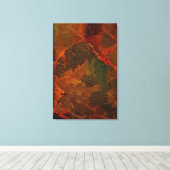 Toile Automne profond Terre riche automne Abstrait (Insitu (Plancher de Bois))