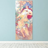 Toile Automne (Quatre Saisons), Alphonse Mucha Canvas Im (Insitu (Plancher de Bois))
