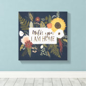 Toile Automne Romance III | Avec Vous Je Suis À La Maiso (Insitu (Plancher de Bois))