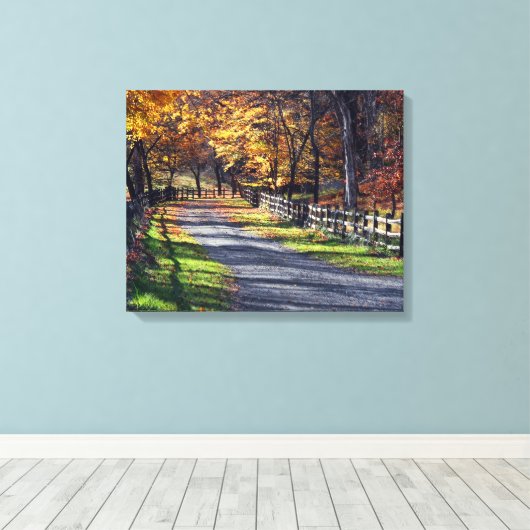 Toile Automne rural (Insitu (Plancher de Bois))