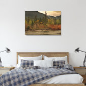 Toile Automne sur le fleuve (Insitu(Chambre))