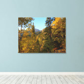 Toile Automne sur le sentier vers le lac Dream (Insitu (Plancher de Bois))