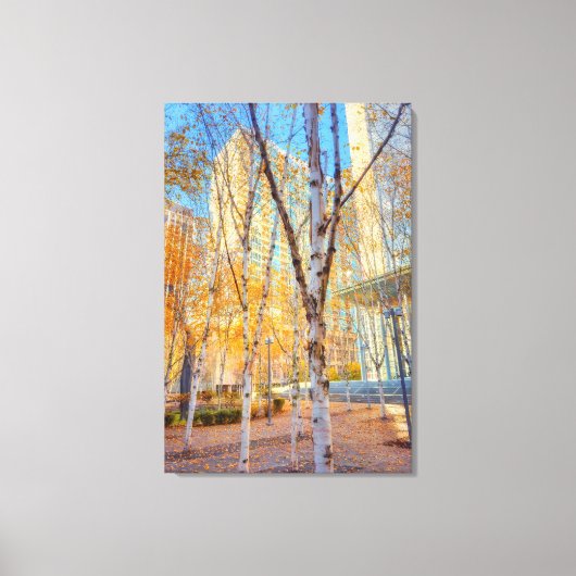 Toile Automne urbain (Recto)