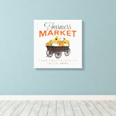 TOILE AUTOMOBILE CITROUILLE DU MARCHÉ DES AGRICULTEURS E (Insitu (Plancher de Bois))