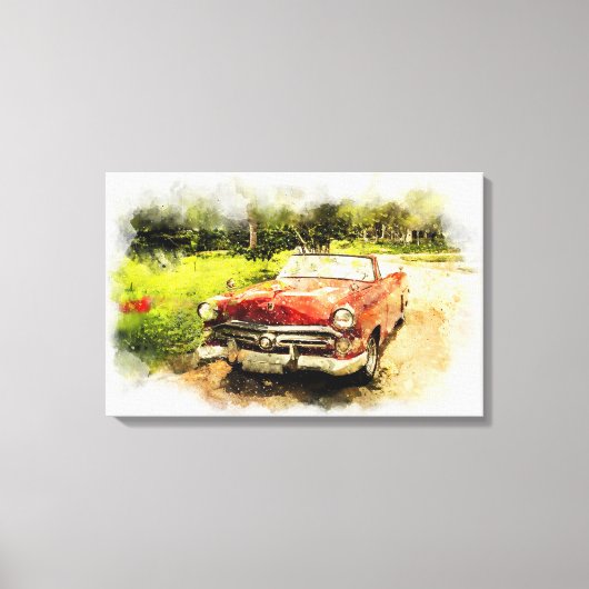 Toile Automobile vintage (Recto)