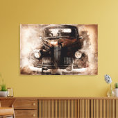 Toile Automobile vintage (Insitu(Salon))