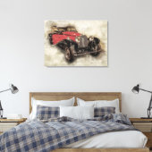 Toile Automobile vintage (Insitu(Chambre))