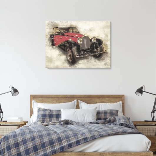 Toile Automobile vintage (Insitu(Chambre))