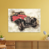 Toile Automobile vintage (Insitu(Salon))
