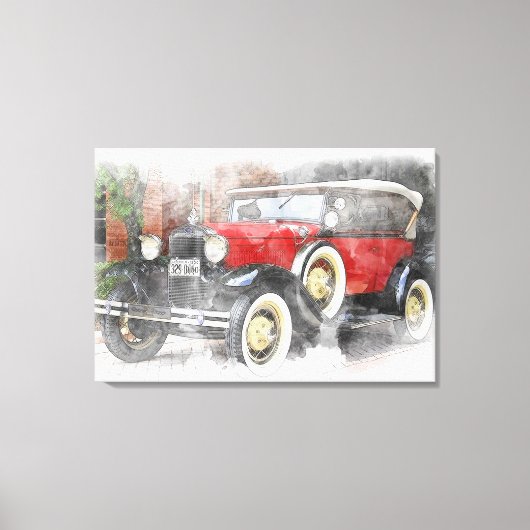 Toile Automobile vintage (Recto)