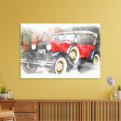 Toile Automobile vintage (Insitu(Salon))