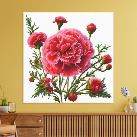 Toile Autonomisation par l'énergie carnation (Insitu(Salon))