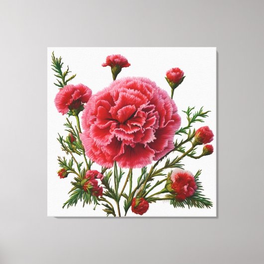 Toile Autonomisation par l'énergie carnation (Recto)