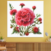 Toile Autonomisation par l'énergie carnation (Insitu(Salon))