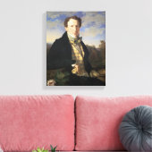 Toile Autoportrait, 1828 (Insitu(Salon))