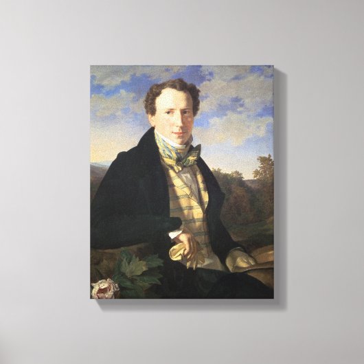 Toile Autoportrait, 1828 (Recto)