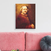 Toile Autoportrait à l'âge de 63, 1669 (Insitu(Salon))