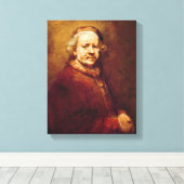 Toile Autoportrait à l'âge de 63, 1669 (Insitu (Plancher de Bois))