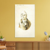 Toile Autoportrait avec Casquette et Patch oculaire (Insitu(Salon))