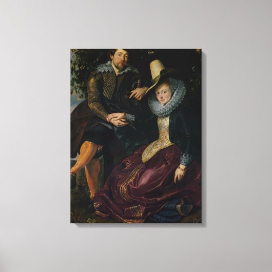 Toile Autoportrait avec Isabella Brandt (Recto)