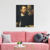 Toile Autoportrait avec la mort violoniste (de Böcklin) (Insitu(Salon))
