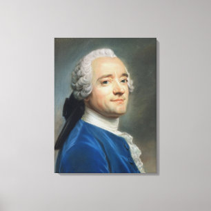 Toile Autoportrait avec le jabot de dentelle