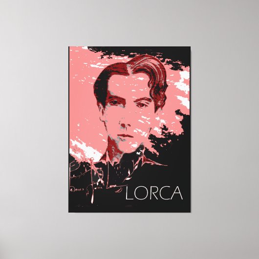 Toile Autoportrait de Garcia Lorca (Recto)