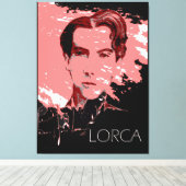 Toile Autoportrait de Garcia Lorca (Insitu (Plancher de Bois))