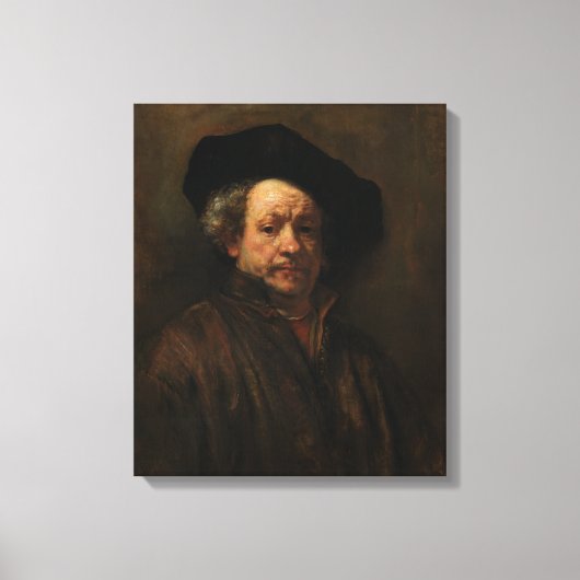 Toile Autoportrait de Rembrandt (Recto)