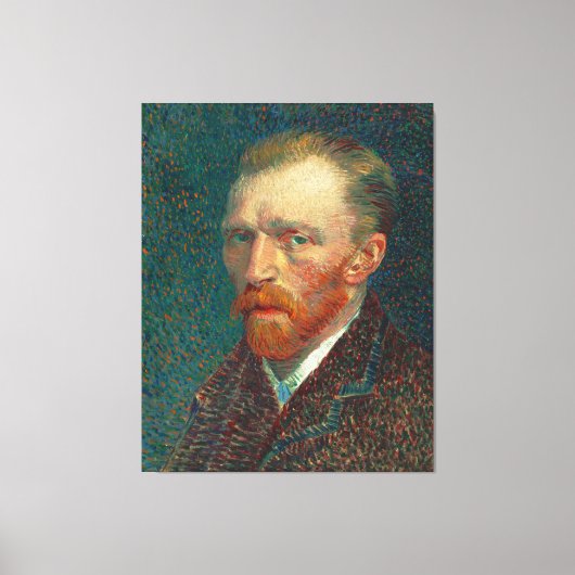 Toile Autoportrait de Vincent Van Gogh (1887) (Recto)