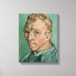 Toile Autoportrait de Vincent van Gogh , 1889