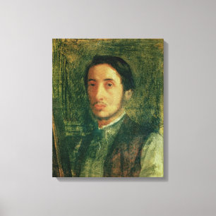 Toile Autoportrait d'Edgar Degas   en tant que jeune