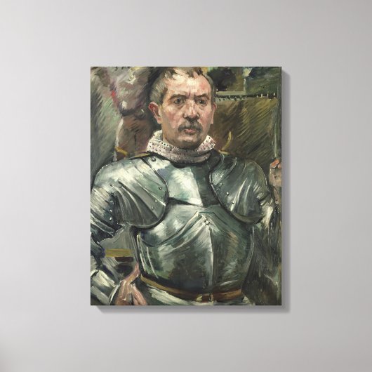 Toile Autoportrait en armure, 1914 (Recto)